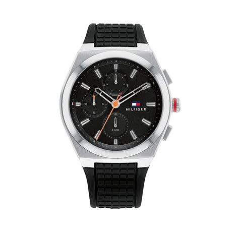 reloj tommy hilfiger caucho y acero